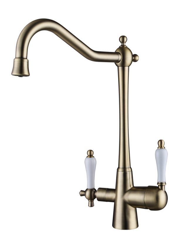 Смеситель KAISER Vincent кухня боковой под фильтр Ø35 (бронза)