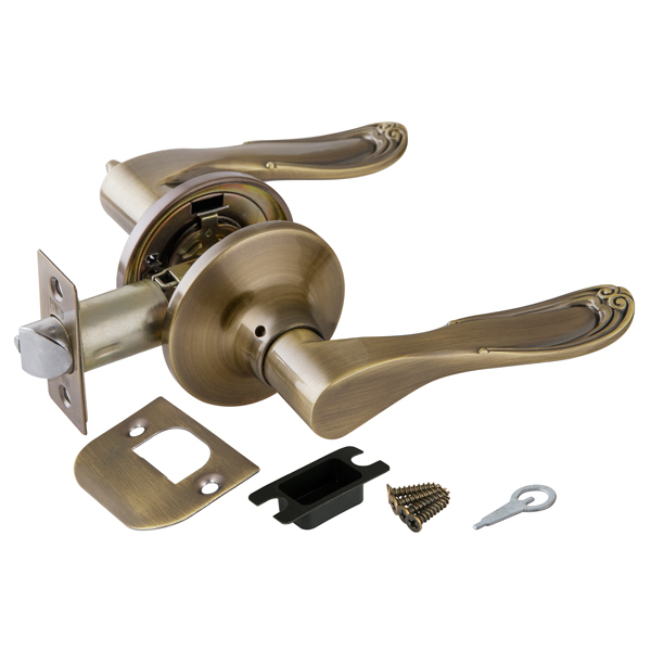 Ручка защелка 6030 AB-P (без фик.) бронза//PUNTO