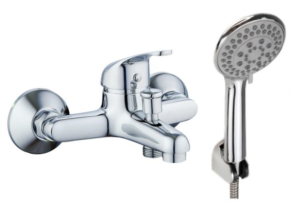 Смеситель для ванны однорычажный, короткий излив, карт. 35 (латунь) Victoria VC 54