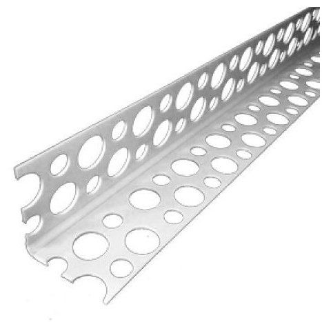 Угол ПВХ перфорированный 25*25 L=3 метра