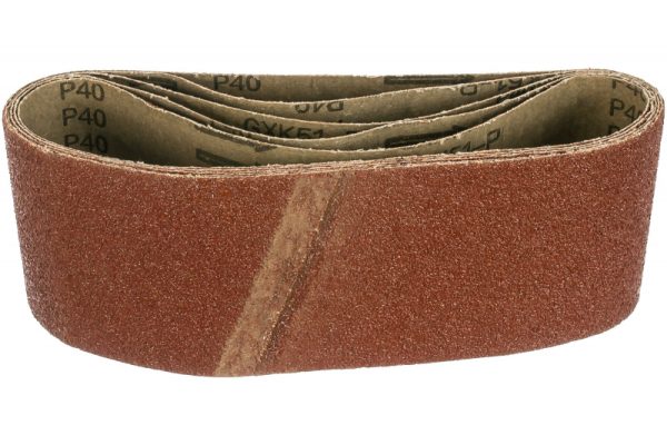 Шлифлента 100*610 ммP 40 на тканевой основе 5 штук 610-0040
