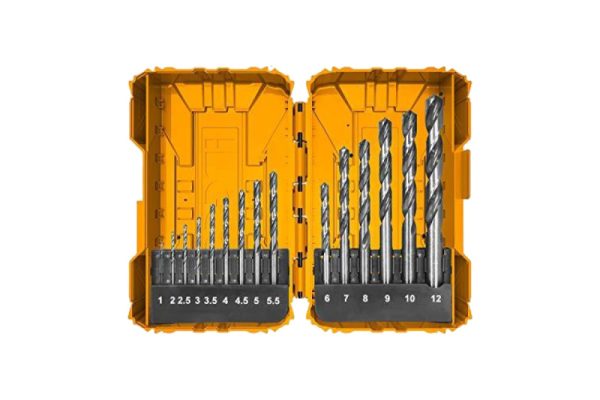 Набор сверл по металлу 15 штук INGCO AKDL51502 INDUSTRIAL