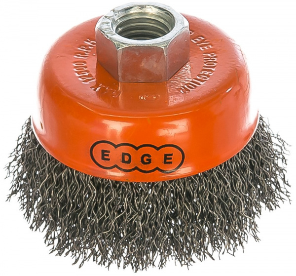 Щетка для УШМ 100 мм М14 чашка гофрир. проволока EDGE by PATRIOT 813010003