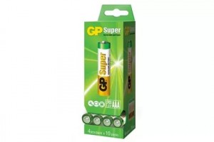 Элемент питания ААА GP 24A LR03/286 (10хШринк4)=40 шт. выписывать кратно 4 шт