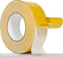 Лента клейкая двусторонняя тканевая Klebebander 38 мм*25 м