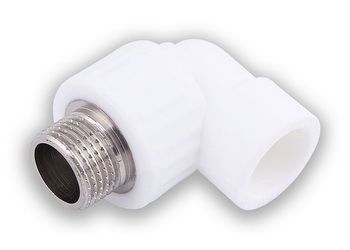 Угол полипропиленовый НР 25х1/2" (100/25)